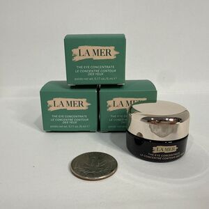 Lot Of 3: LA MER The Eye Concentrate Travel Size .17 oz / 5ml Each Total 15ml